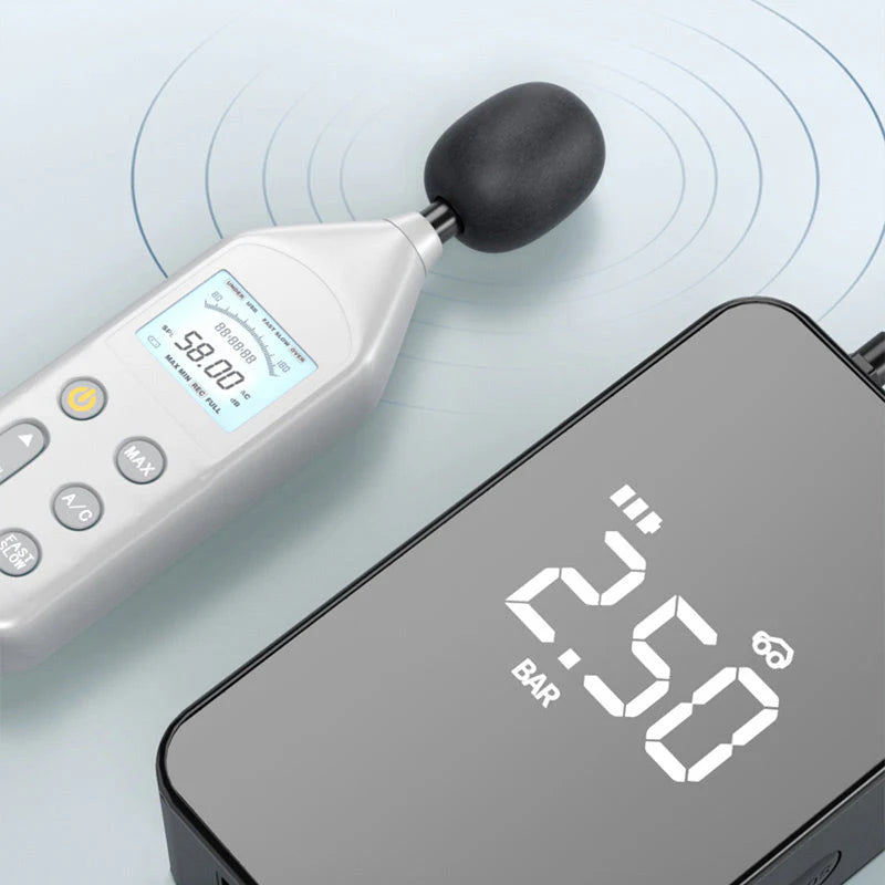 Inflador de Neumáticos Multifuncional y Portátil para Auto